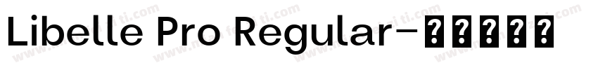 Libelle Pro Regular字体转换